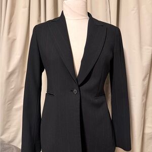 Tahari Black Pinstripe Women's Blazer